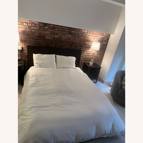 Used Crate & Barrel Reed Queen Bed  for sale on AptDeco