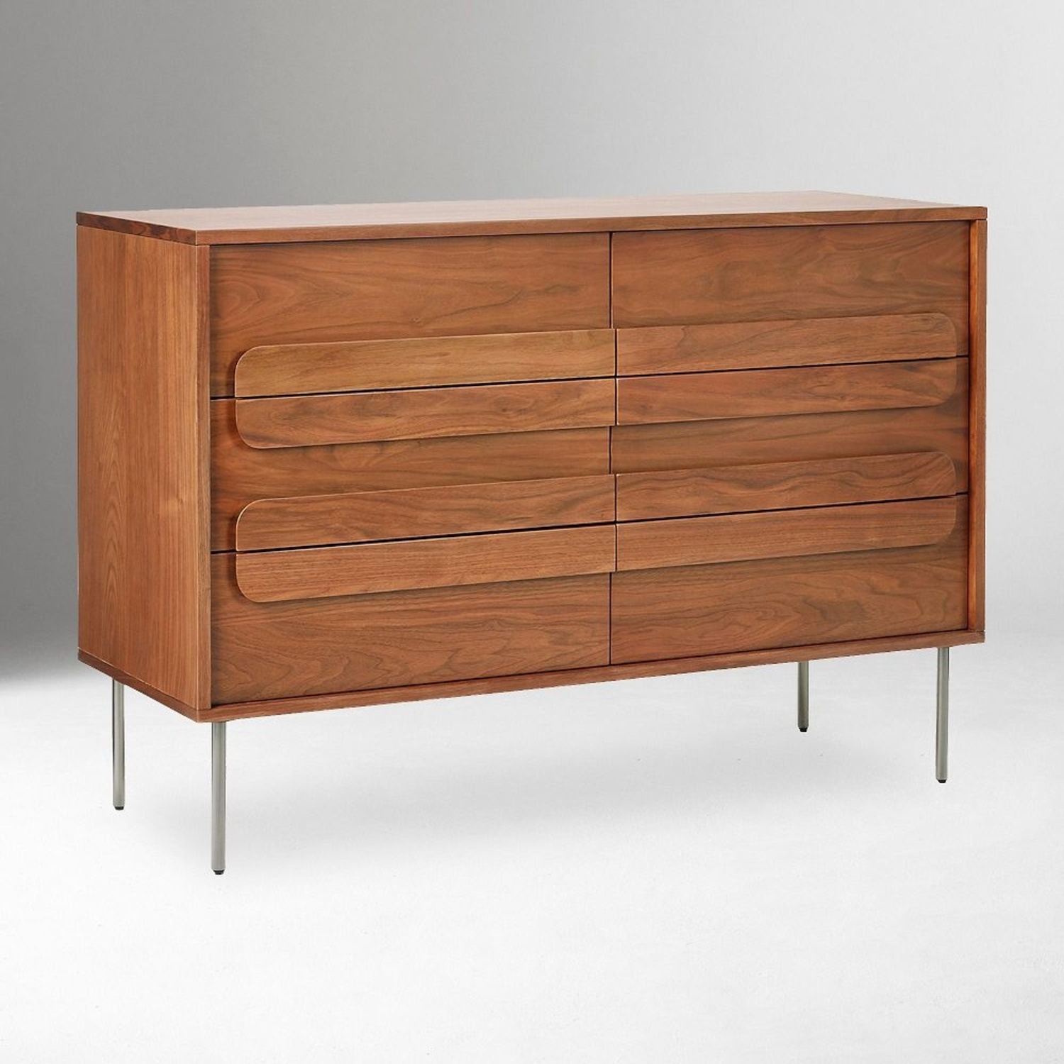 West Elm Light Brown Gemini 6-Drawer Dresser - image-4