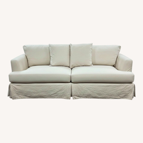Used Stone and Leigh Bentley Slipcover Sleeper Sofa for sale on AptDeco