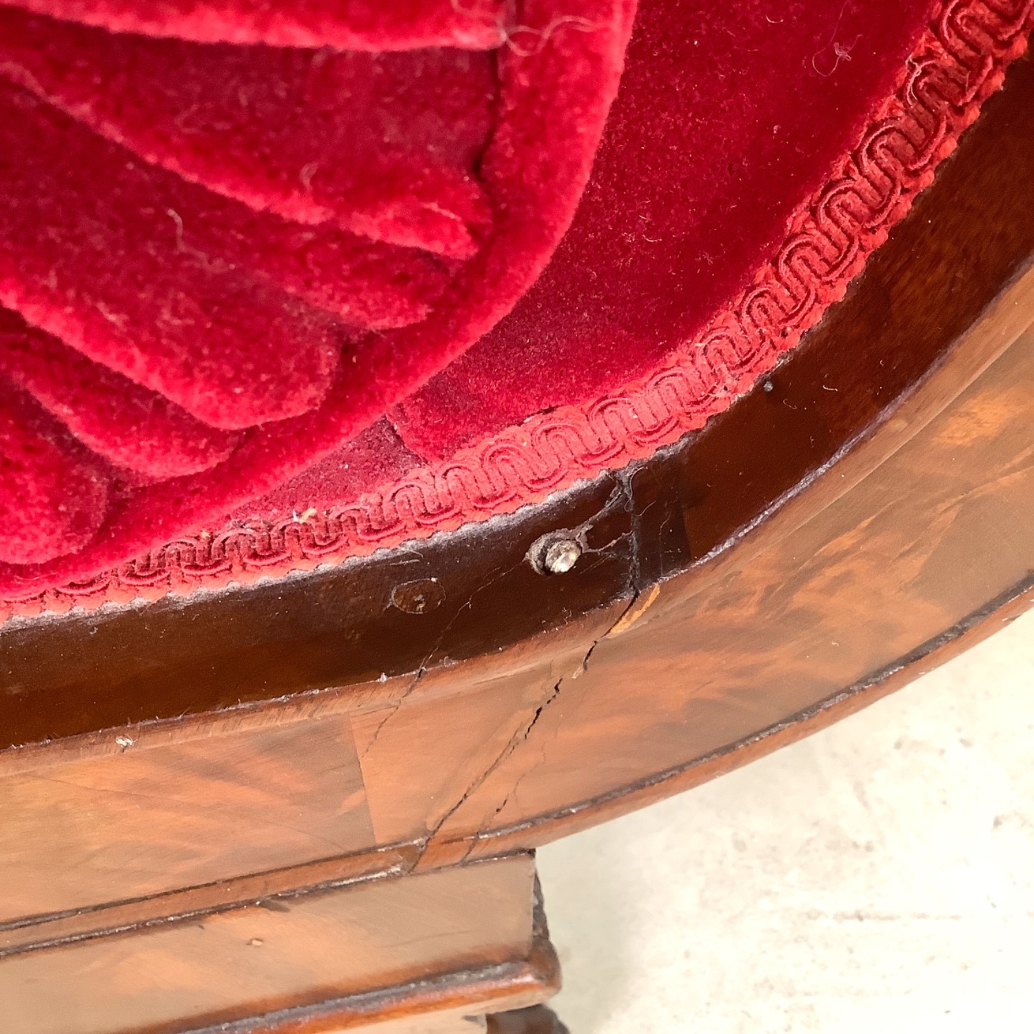 Antique American Empire Revival Mahogany Sofa - image-20