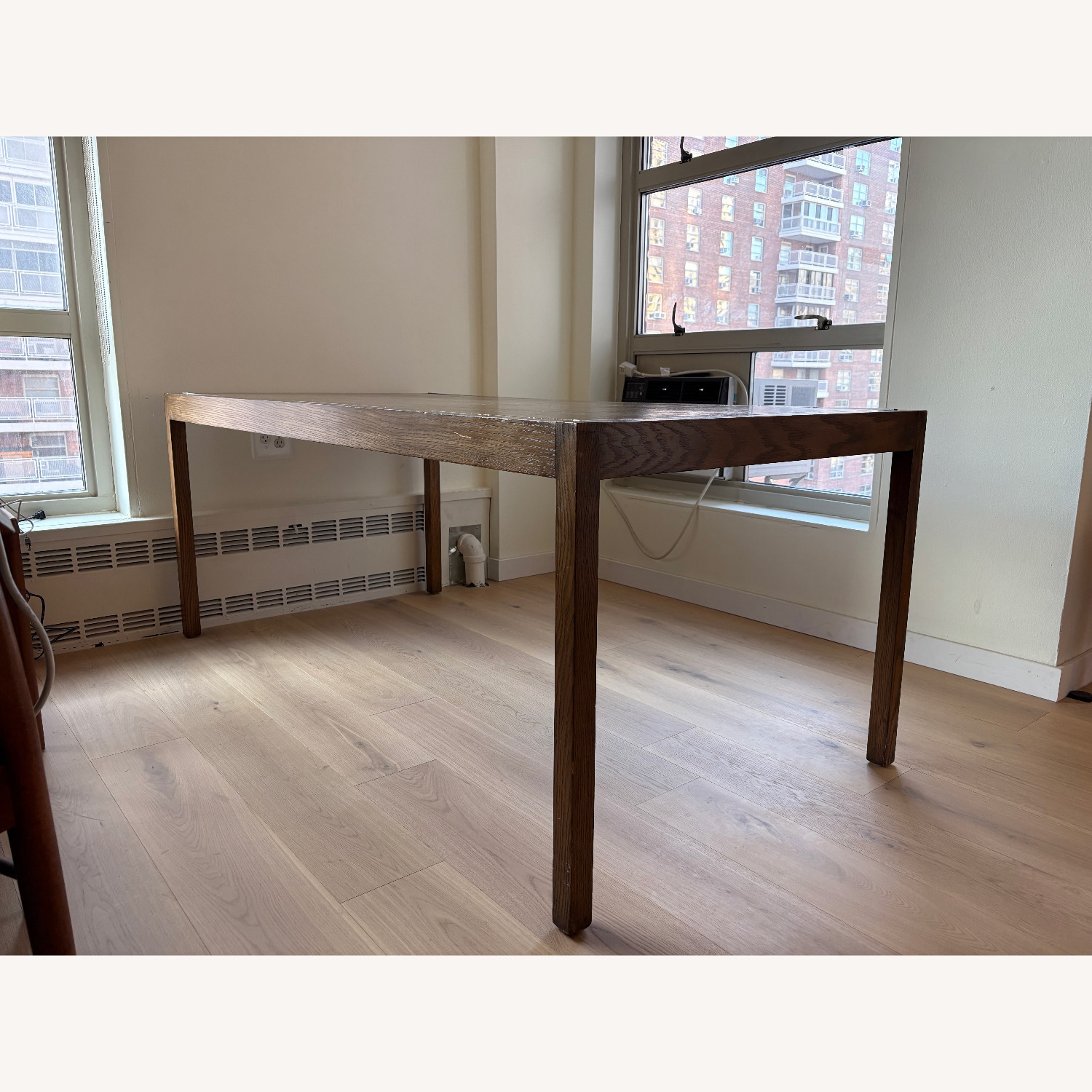 Vintage/Antique Dark Brown Wood Desk - image-2