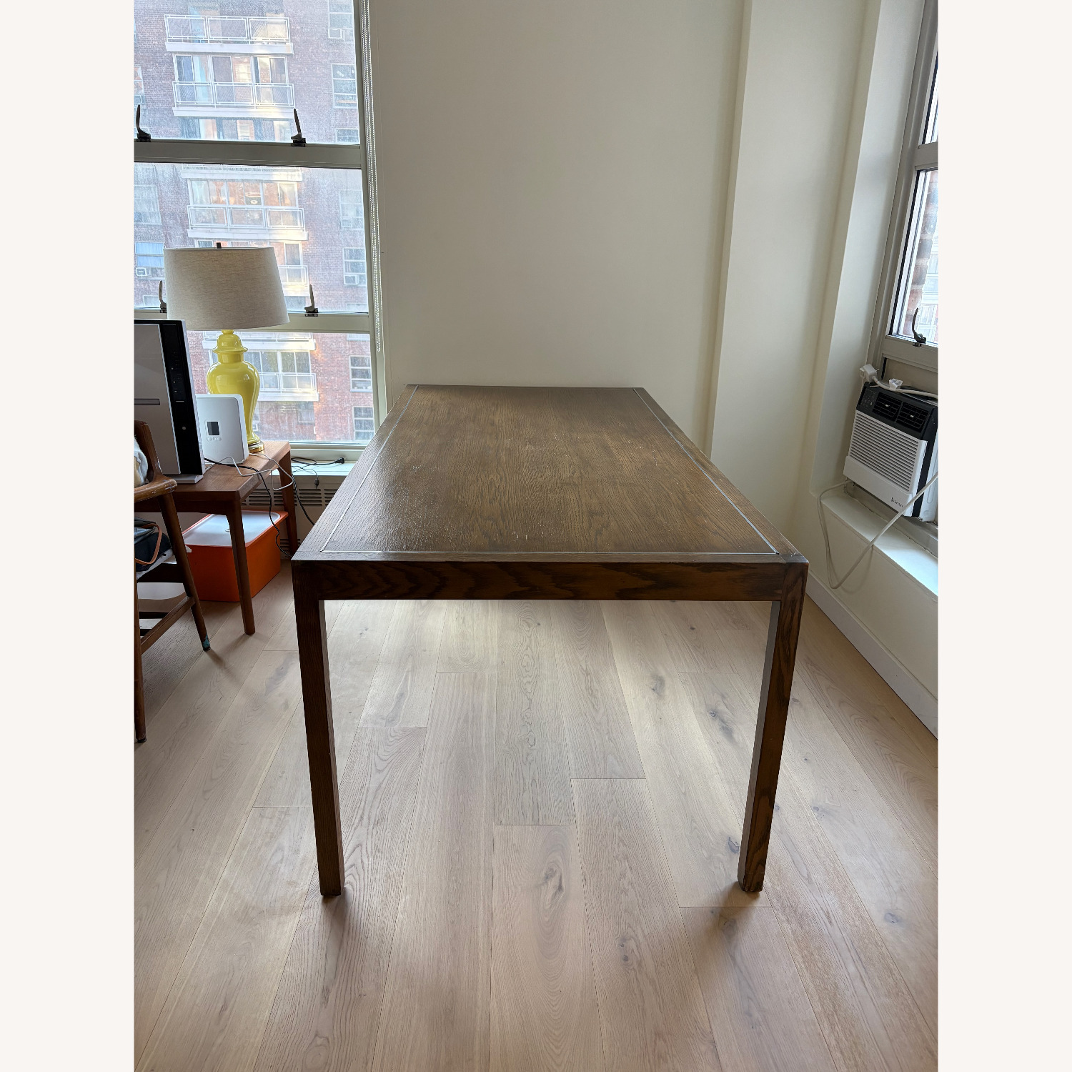 Vintage/Antique Dark Brown Wood Desk - image-3