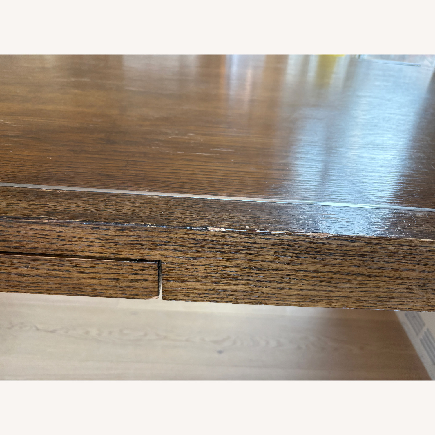 Vintage/Antique Dark Brown Wood Desk - image-5