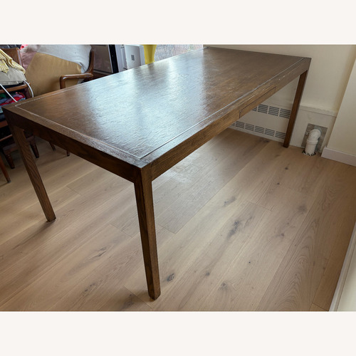 Used Vintage/Antique Dark Brown Wood Desk for sale on AptDeco