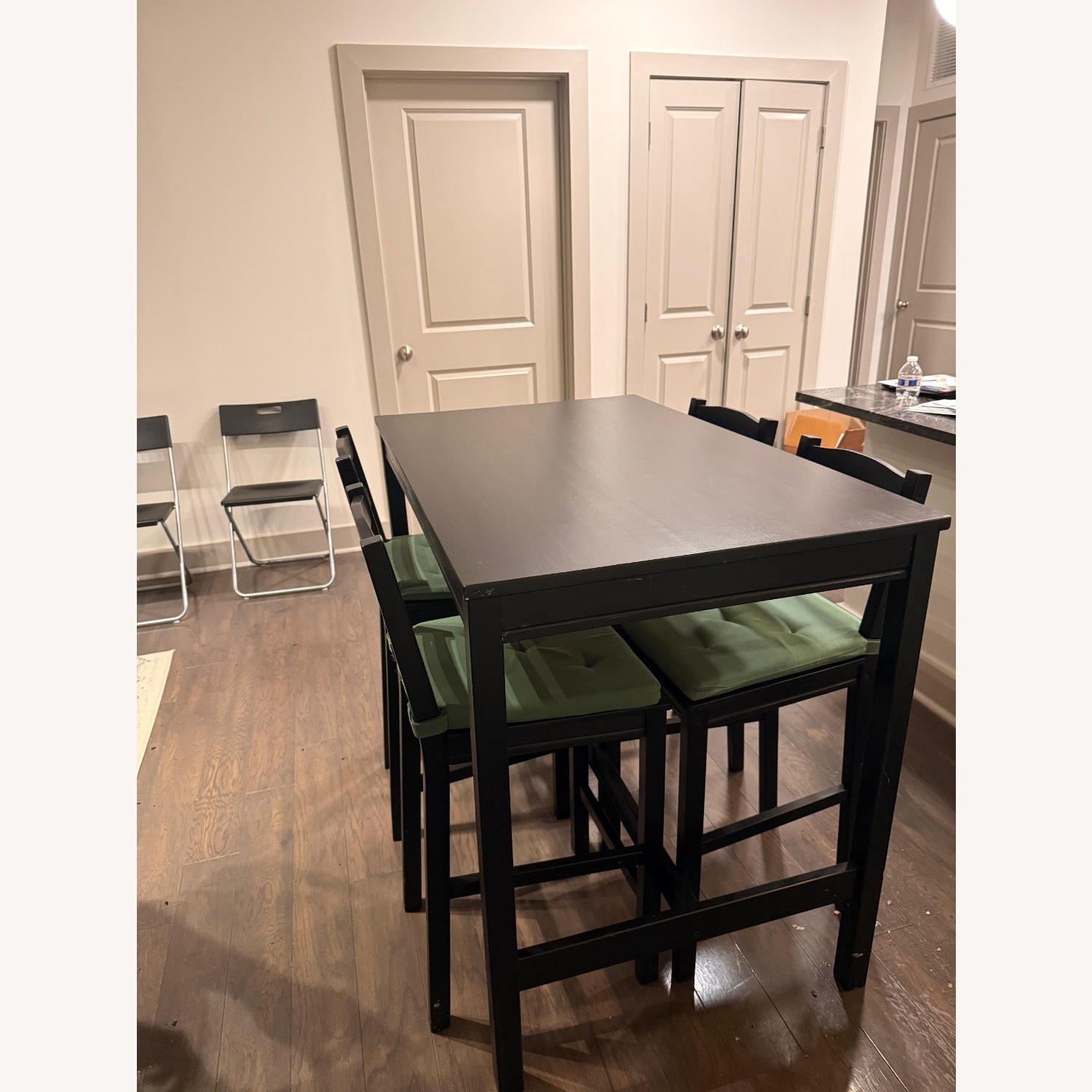 IKEA Nordviken Bar Table Black Wood Dining Table - image-3
