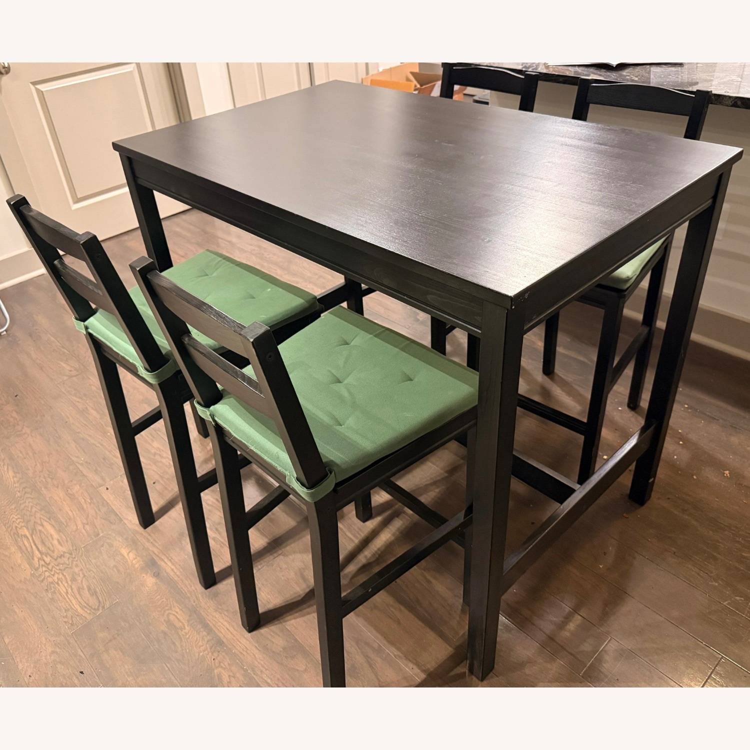 IKEA Nordviken Bar Table Black Wood Dining Table - image-1