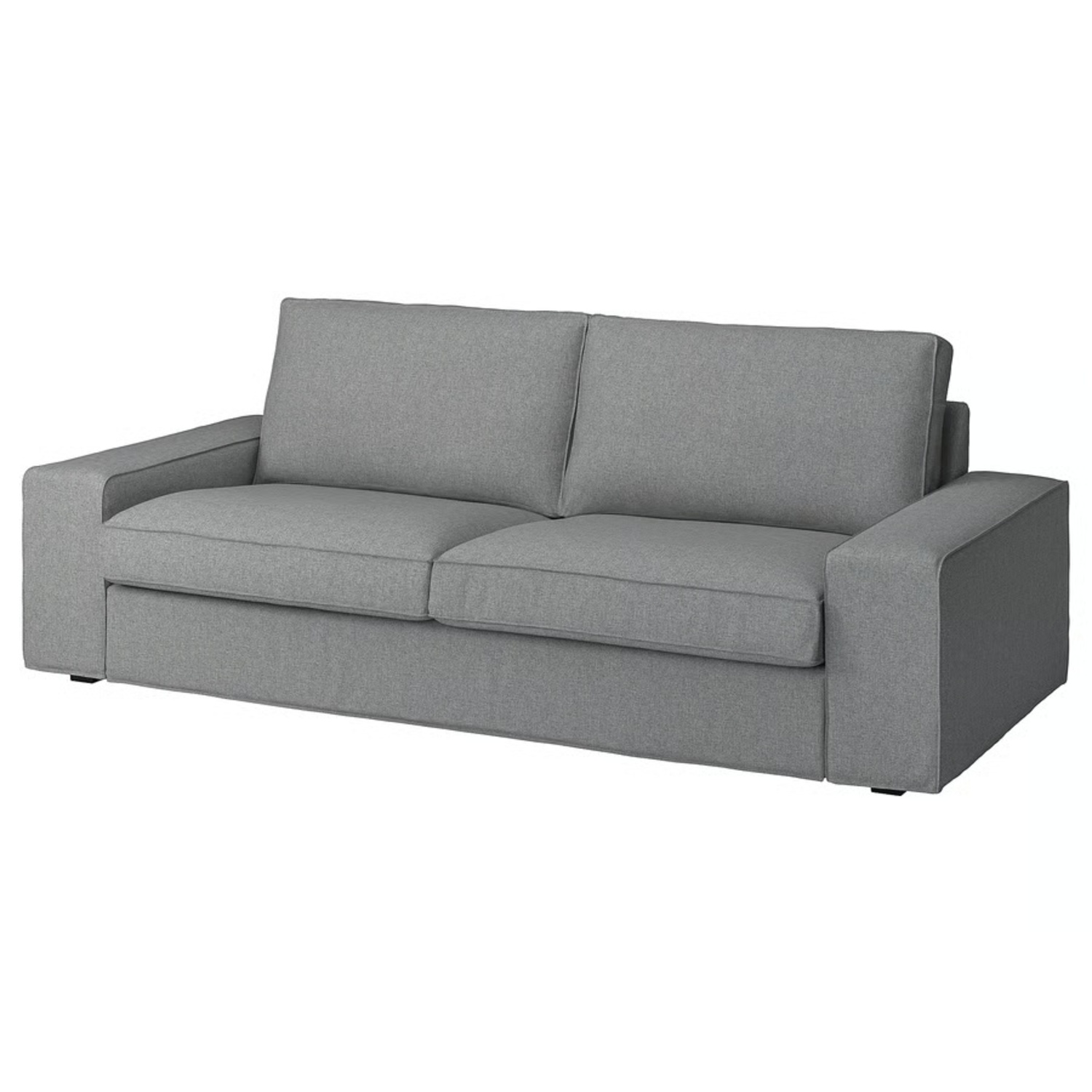 IKEA Dark Grey Kivik Sofa - image-4