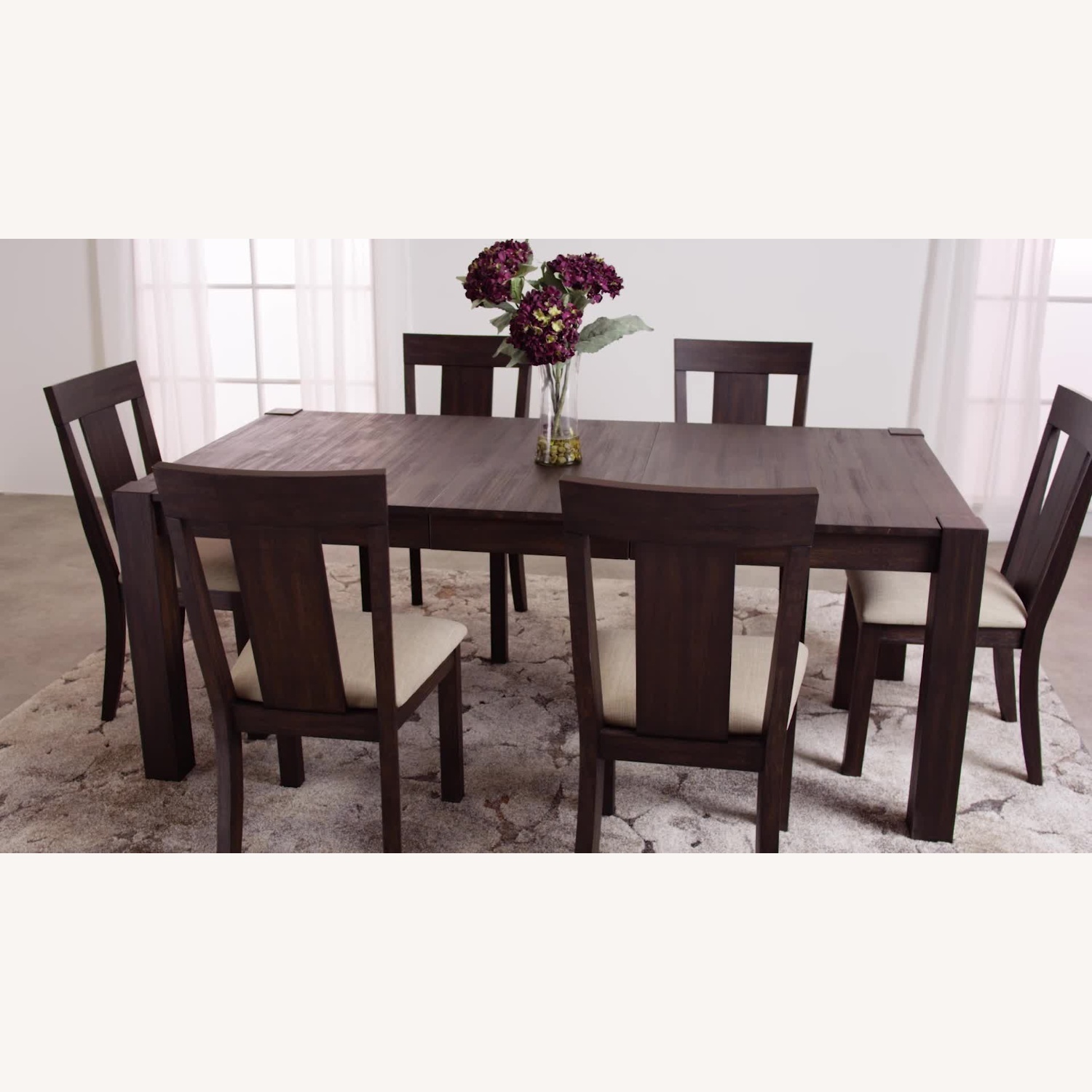 Bob's Discount Furniture Dark Brown Dining Set - image-5