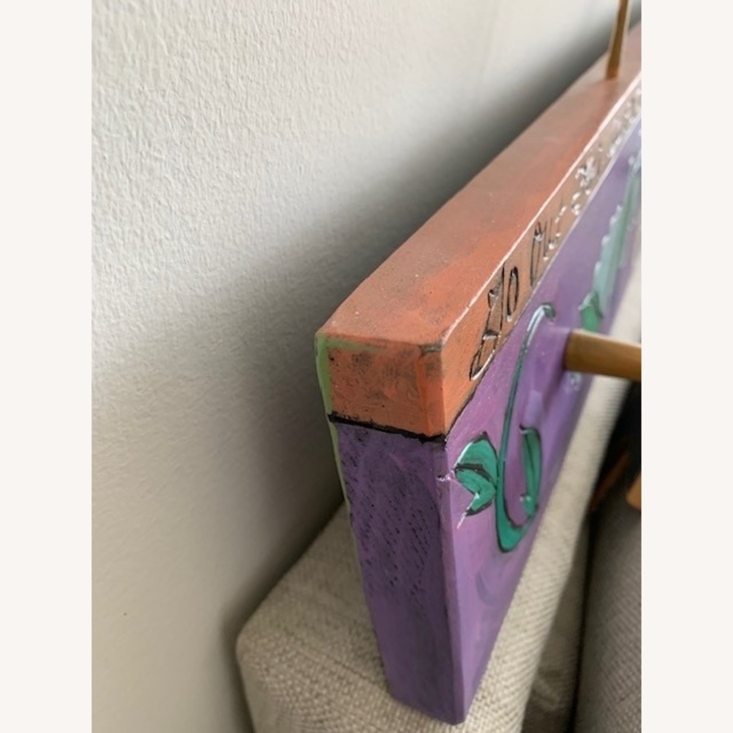 Vintage Folk Art Coat Rack - image-3