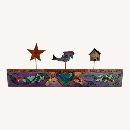 Used Vintage Folk Art Coat Rack for sale on AptDeco