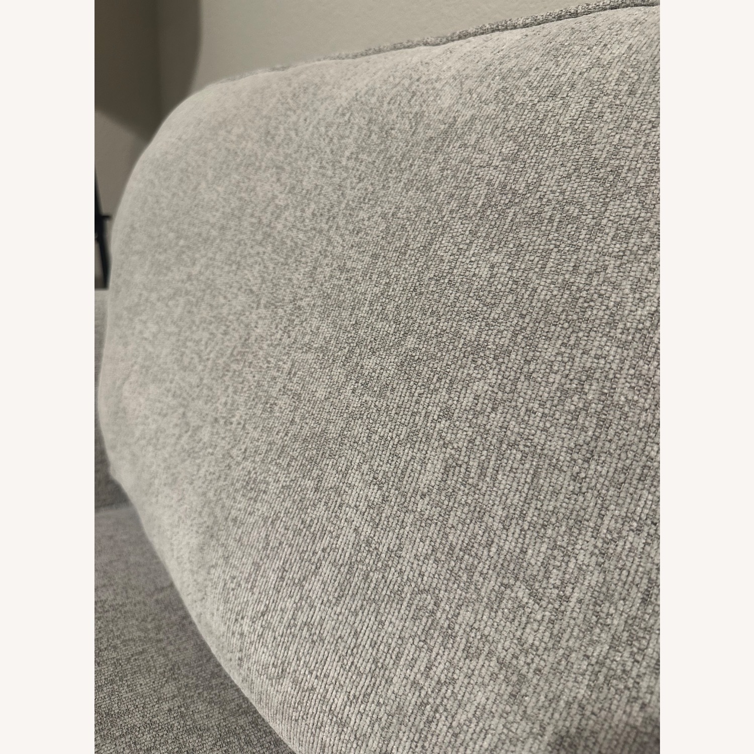 Living Spaces Light Gray Fabric 3+ Seater Sofa - image-6
