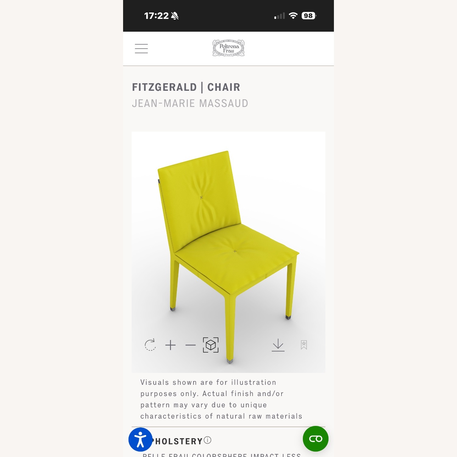 Poltrona Frau Leather Dining Chairs - image-3