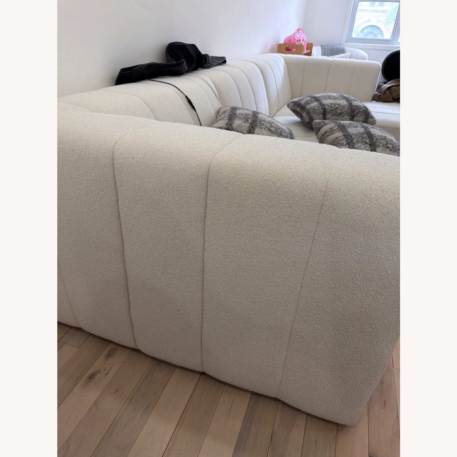 Create Comfort Natural 3+ Piece Sectional - image-8