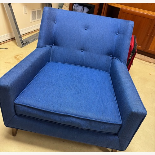 Used Harvey Probber Blue and Purple Accent Chairs for sale on AptDeco