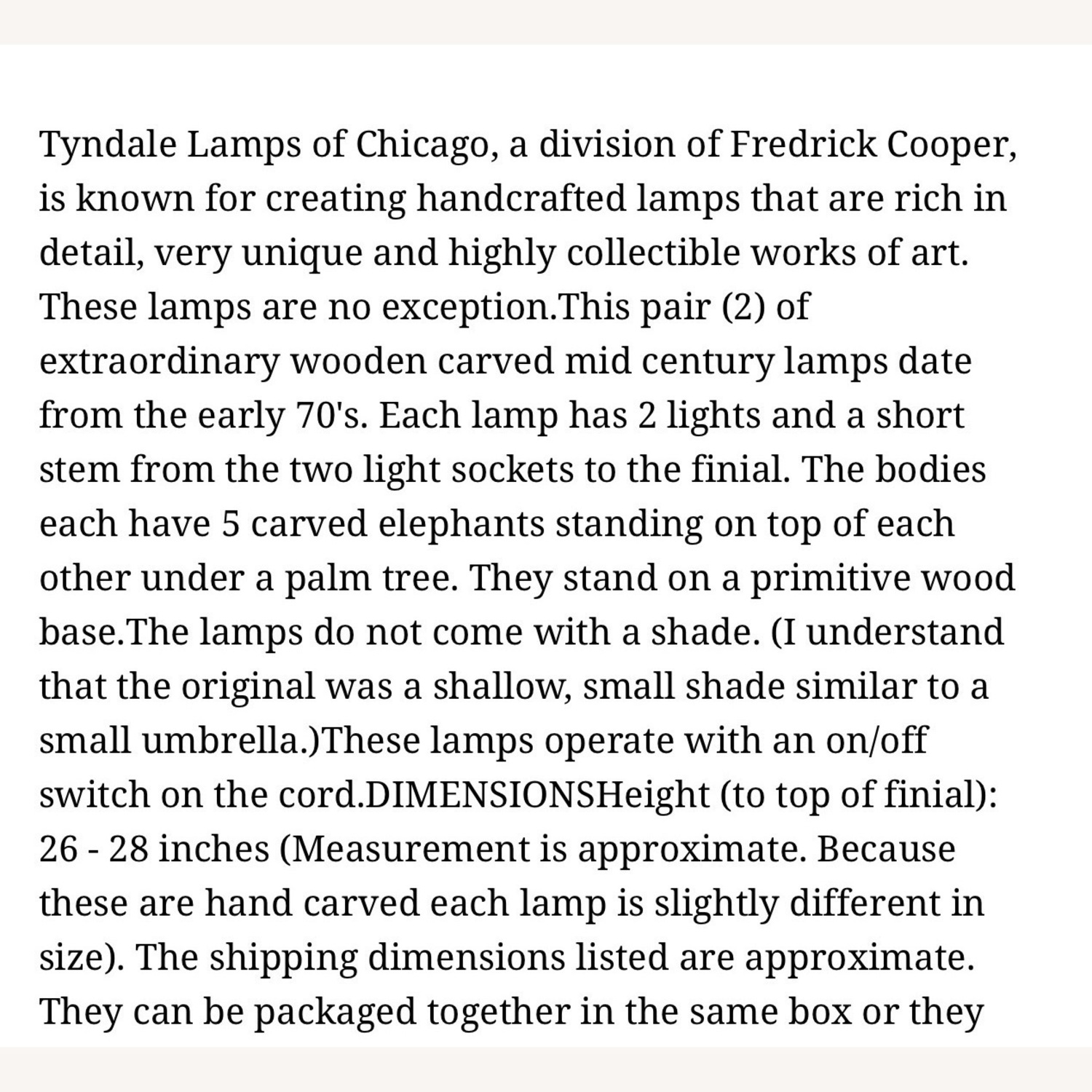 Vintage Set of Stacked Elephant Totem Lamps  - image-7