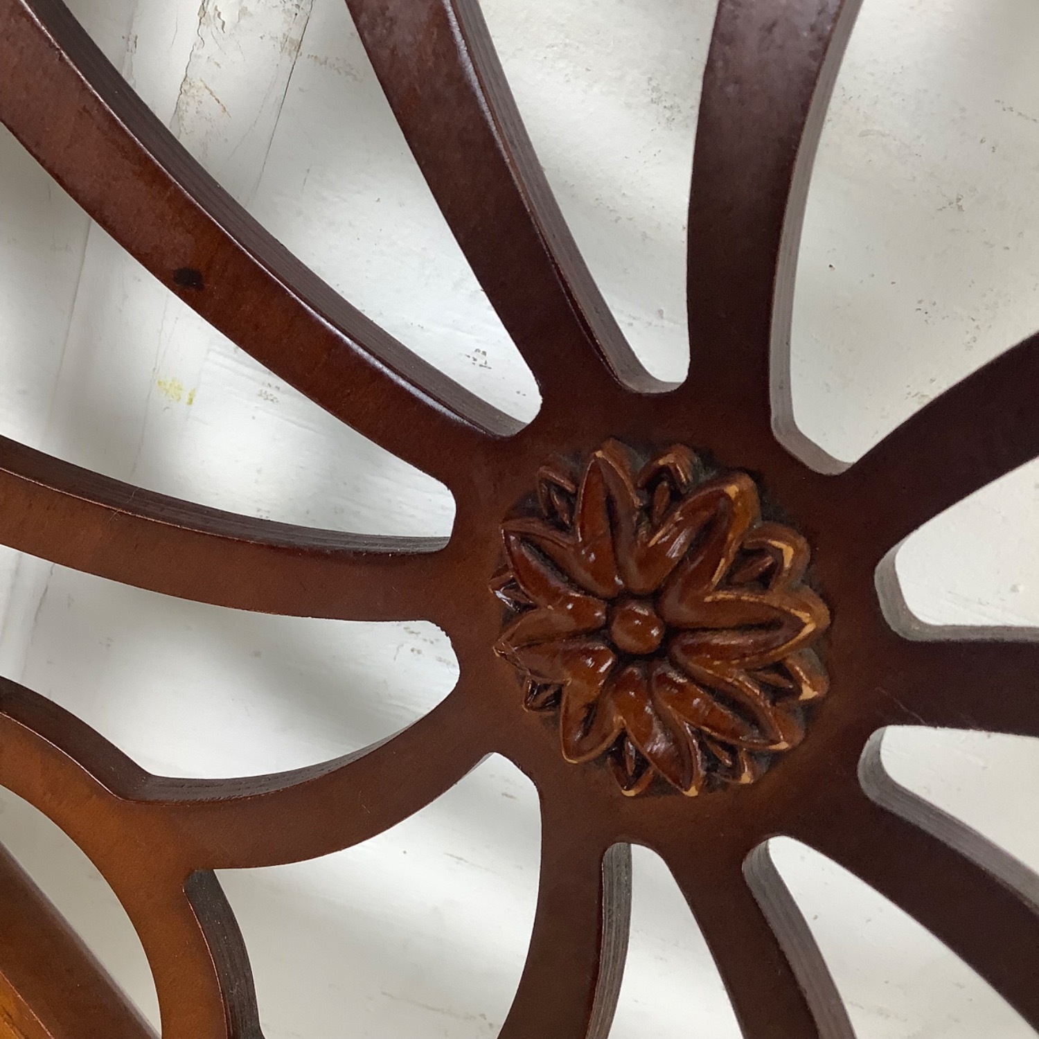 Hepplewhite Spider Back Mahogany Armchair - image-12