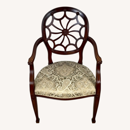 Used Hepplewhite Spider Back Mahogany Armchair for sale on AptDeco