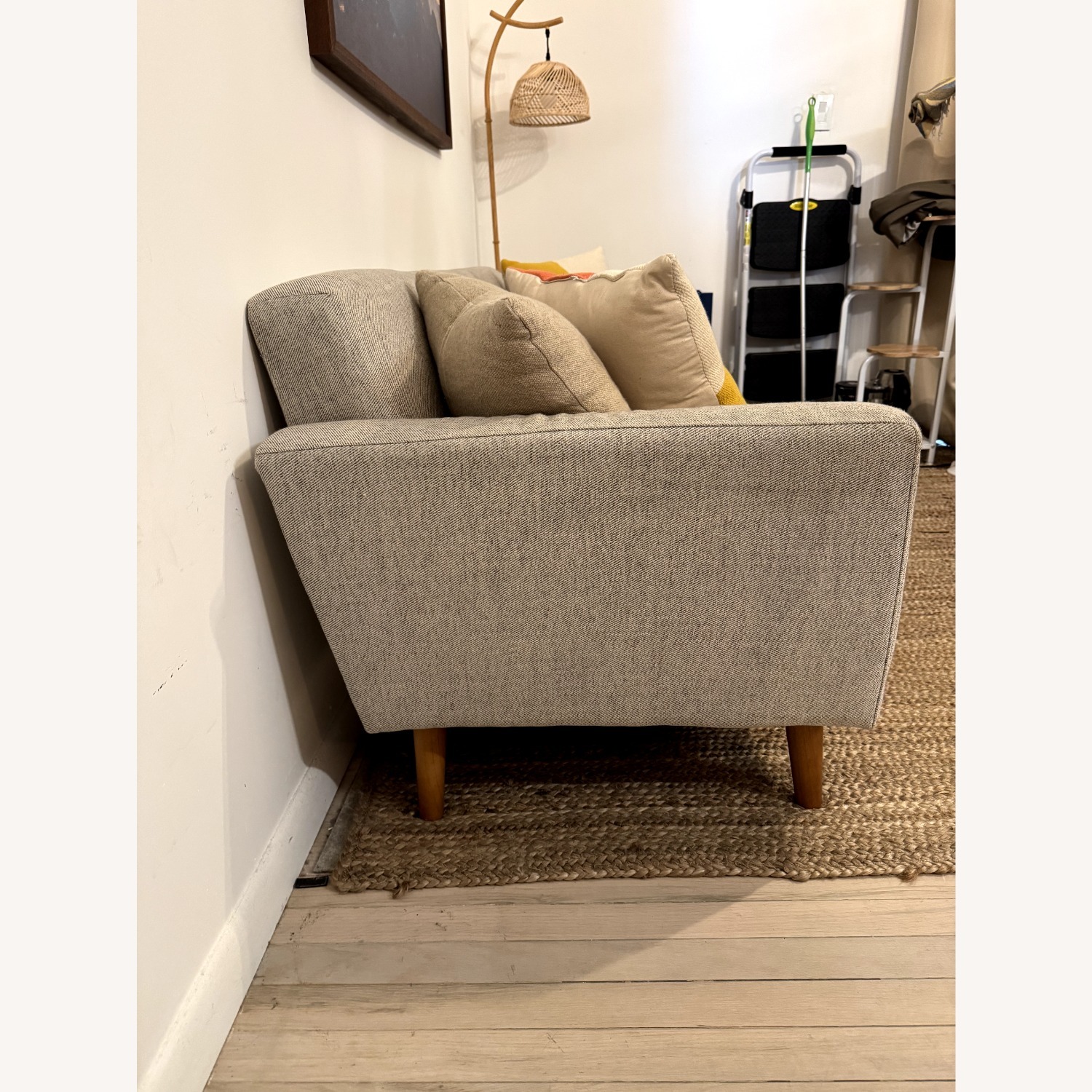 West Elm Mid-Century Modern Oliver Couch 82'  - image-3