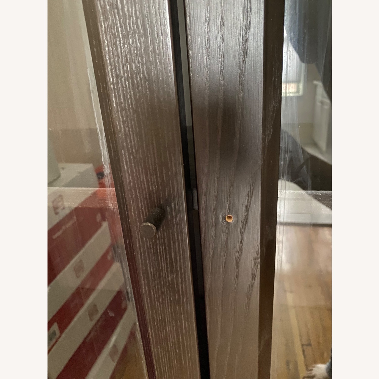  IKEA BRIMNES Glass Door Cabinet - image-3