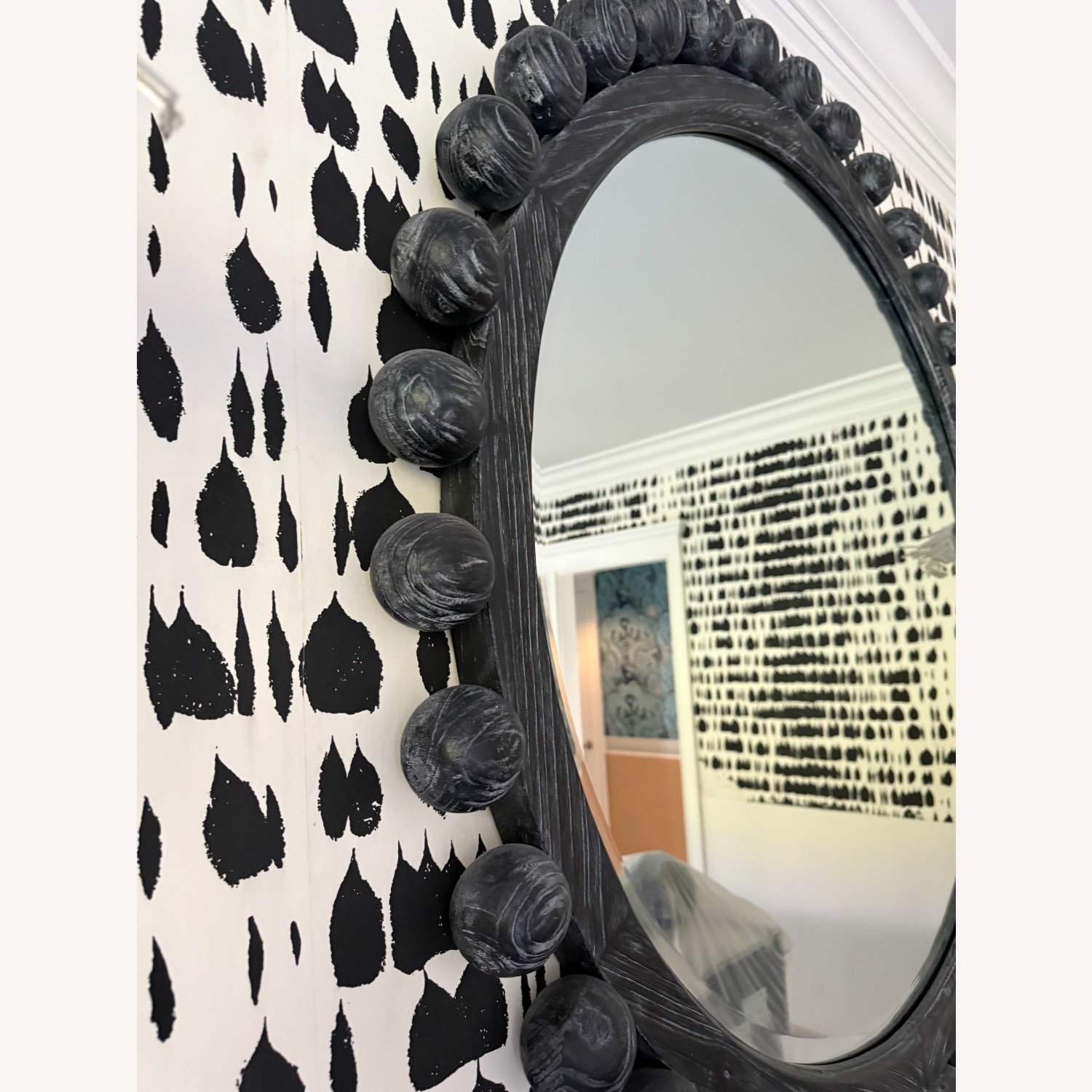 Uttermost Revelation Black Wood Wall Mirror - image-2