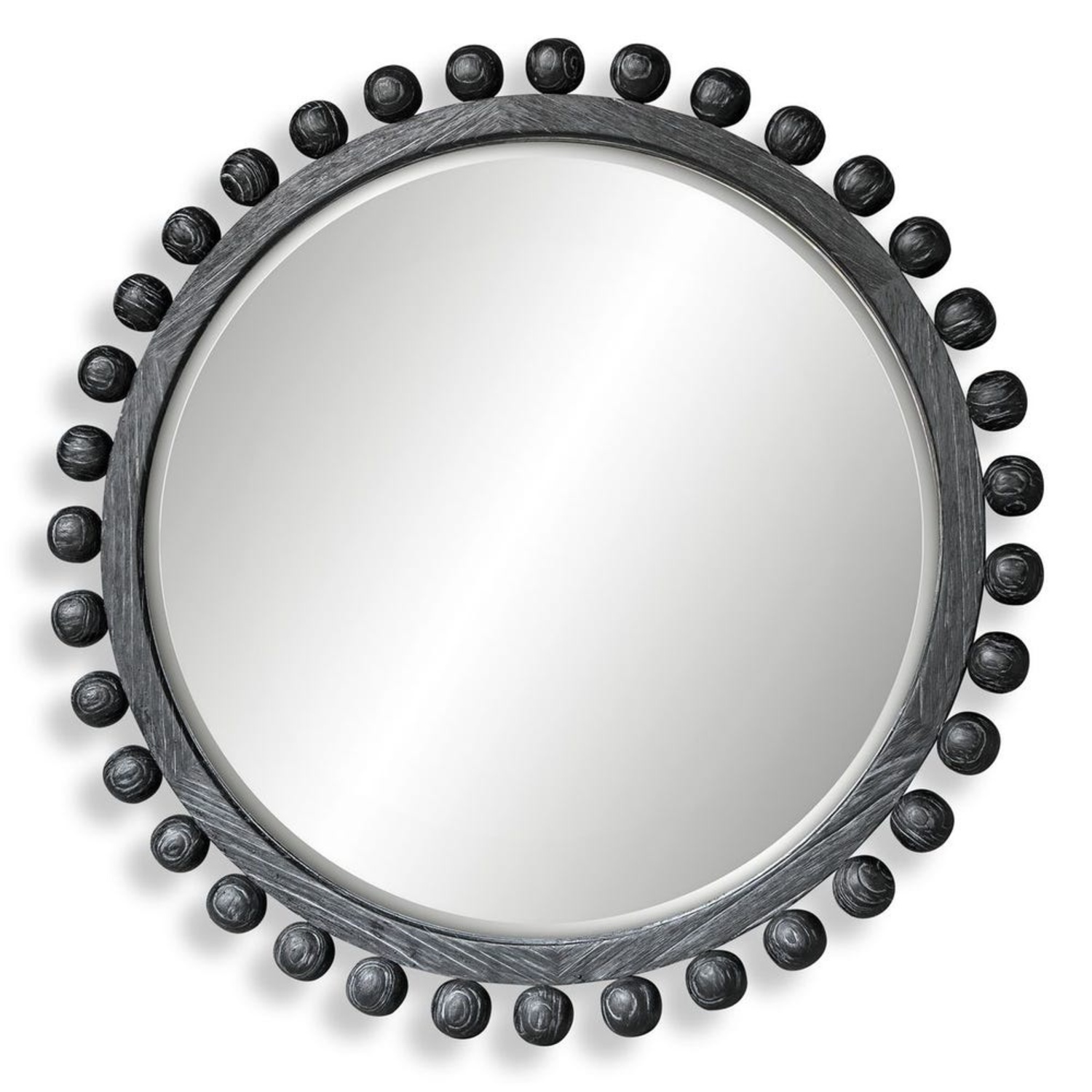 Uttermost Revelation Black Wood Wall Mirror - image-4