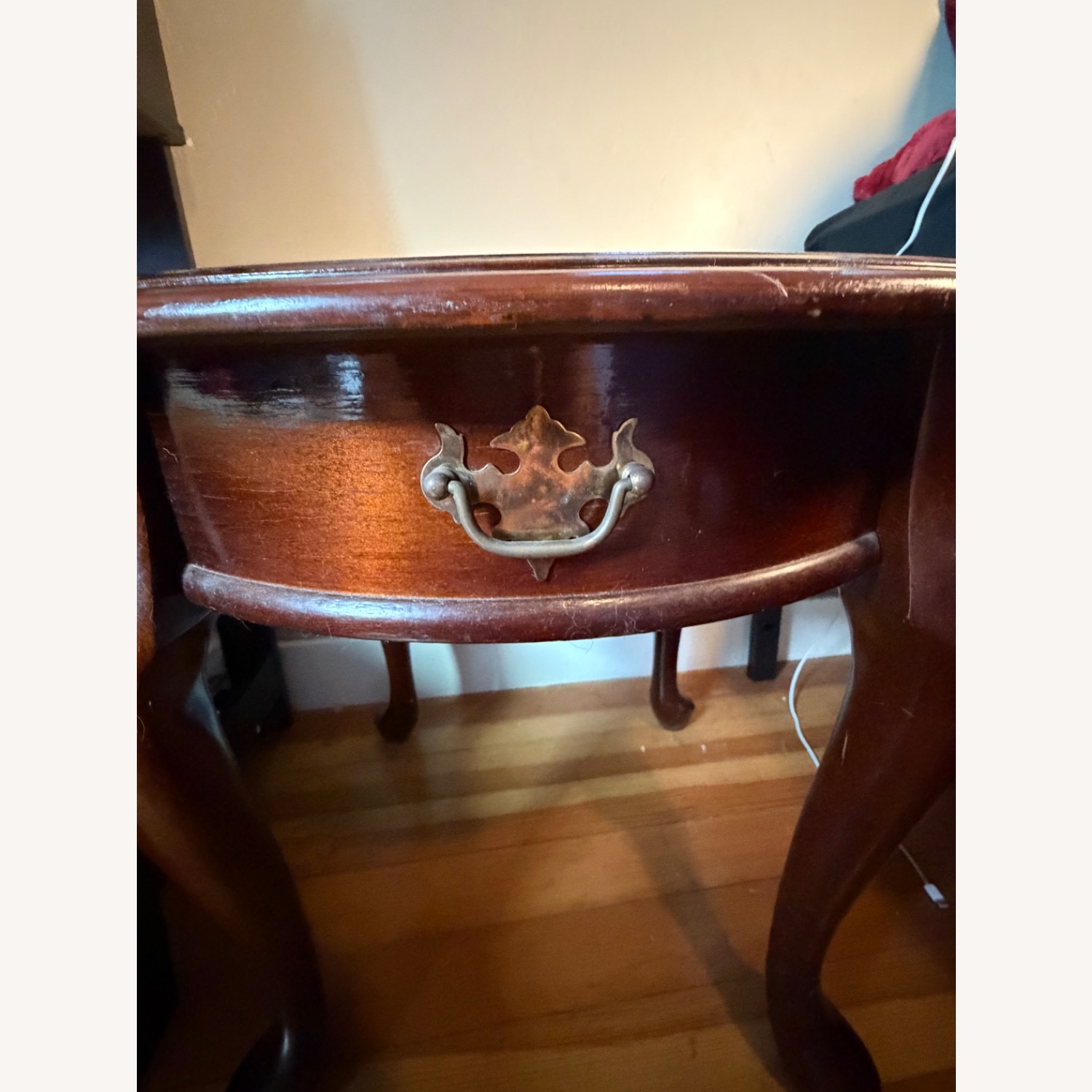 Dark Brown Side Table - image-3
