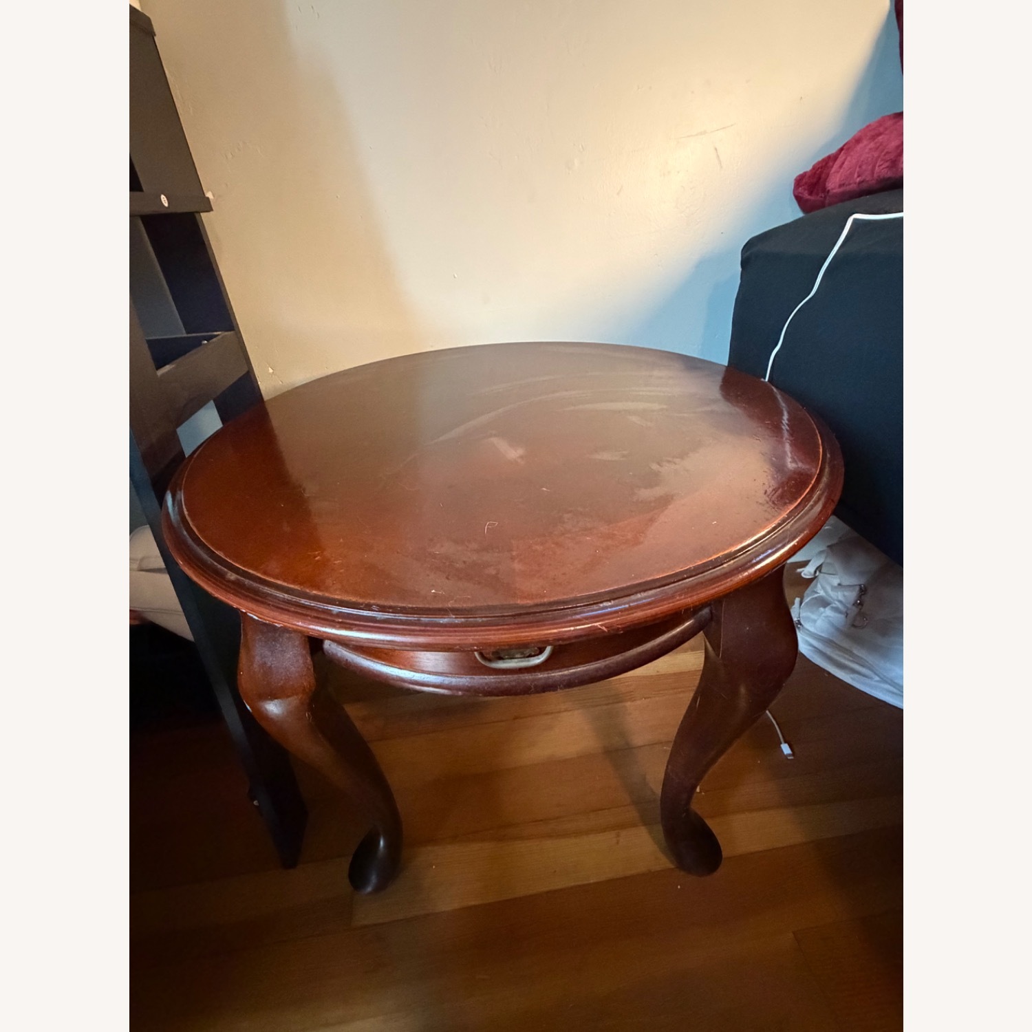 Dark Brown Side Table - image-2