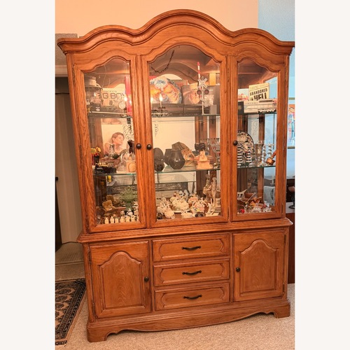 Used  Stanley Furniture Country French Collection Wall Unit for sale on AptDeco