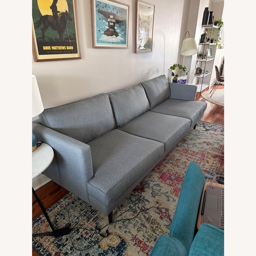Used Joybird Preston Dark Gray Fabric 3+ Seater Sofa for sale on AptDeco