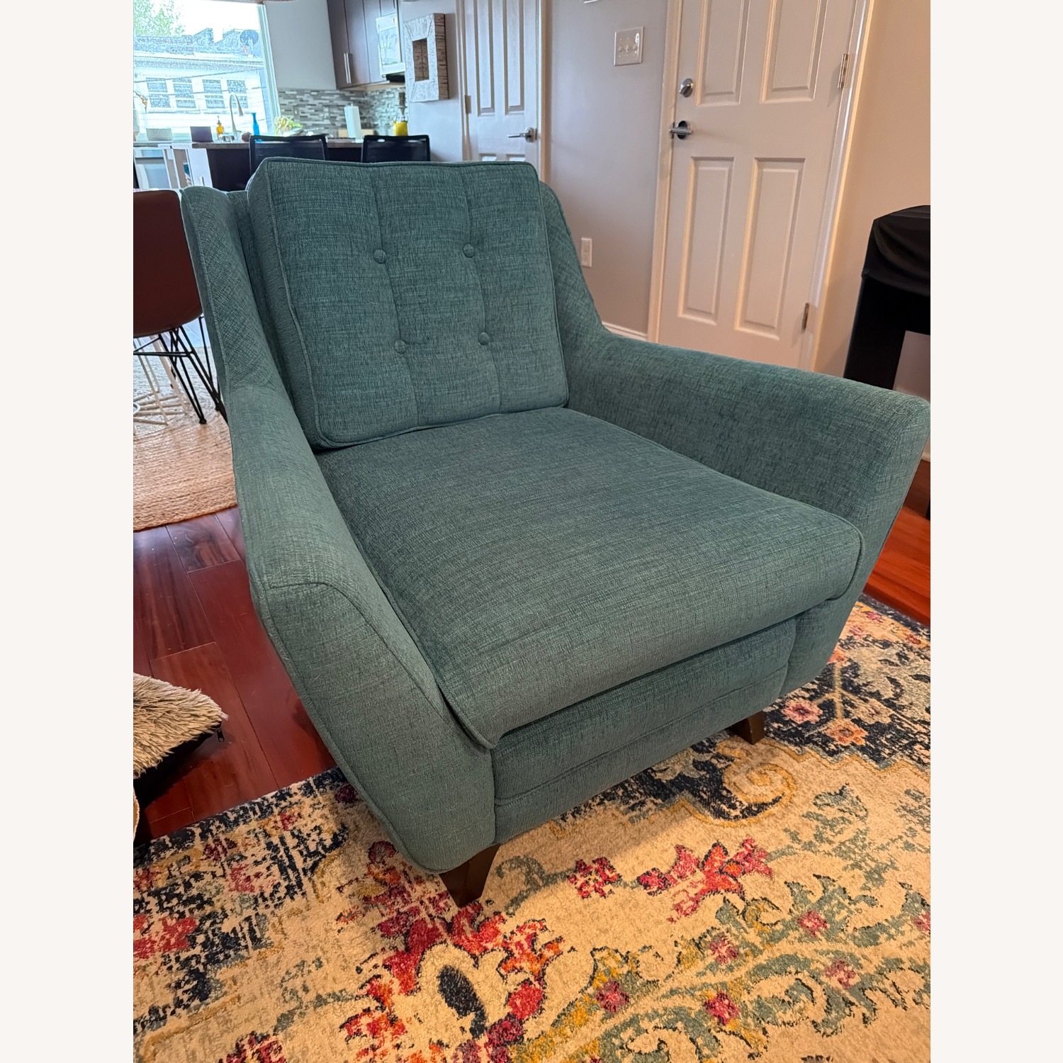 Joybird Eastwood Blue Fabric Armchair - image-10