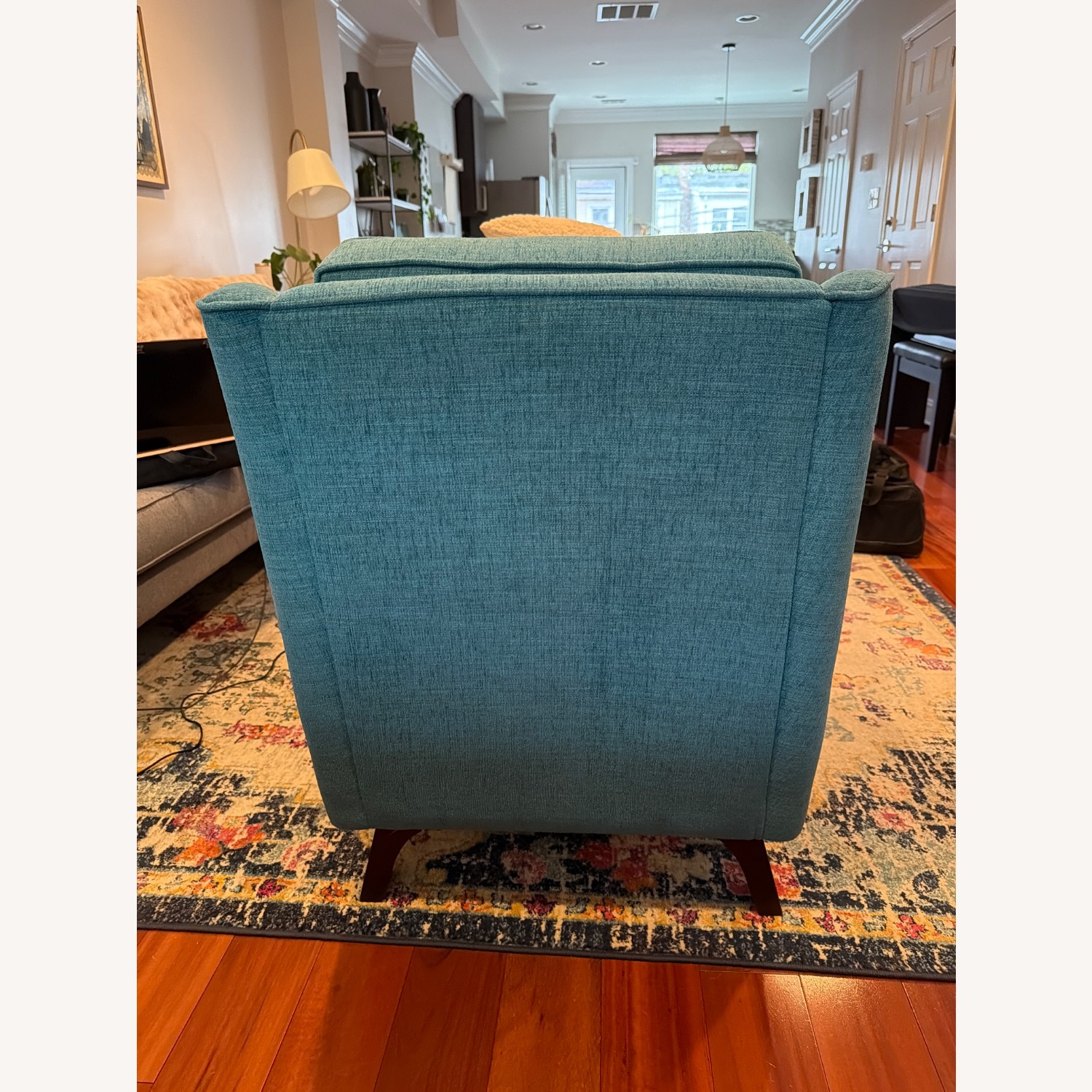 Joybird Eastwood Blue Fabric Armchair - image-3