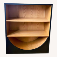 Natural Wood Bookcase