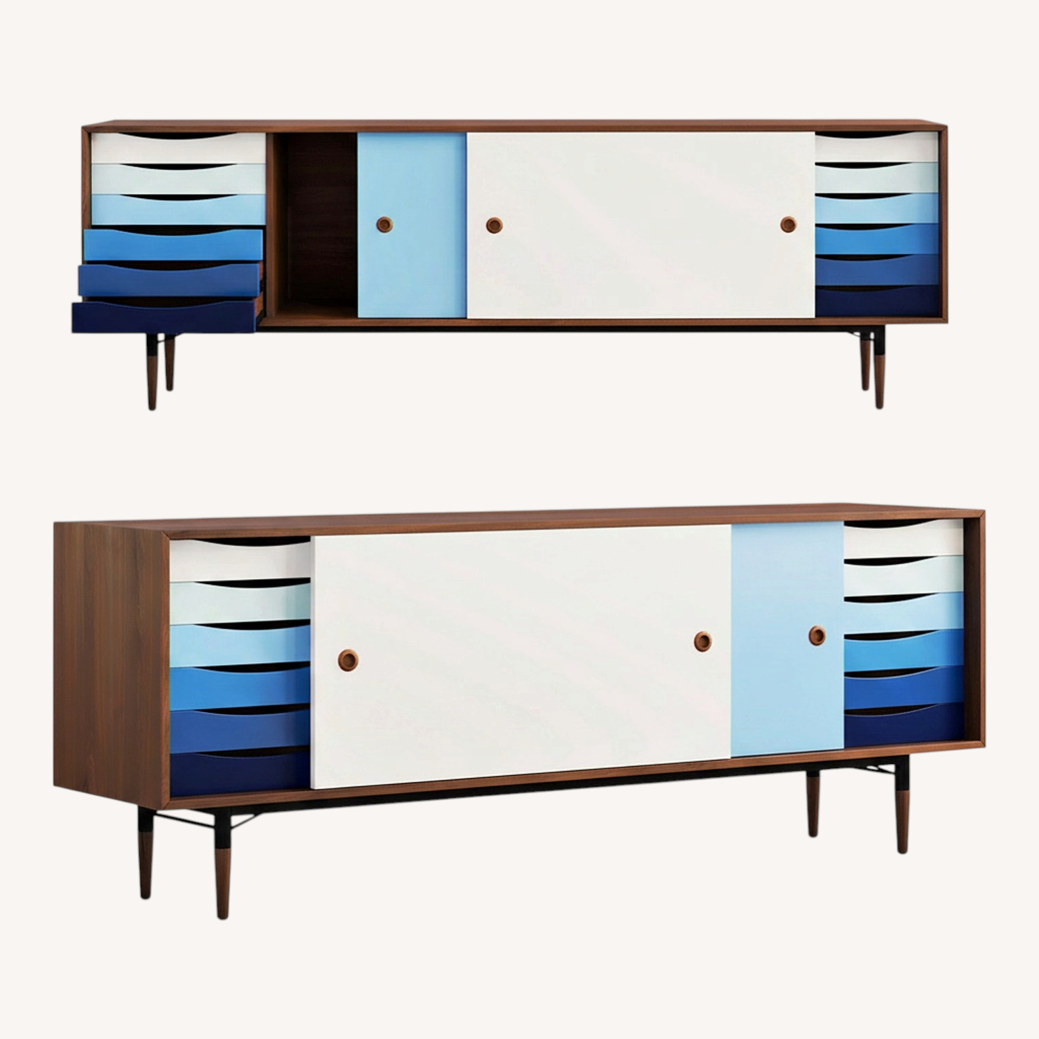 Joybird Unson Wood Media Storage - image-8