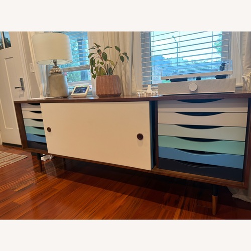 Used Joybird Unson Wood Media Storage for sale on AptDeco