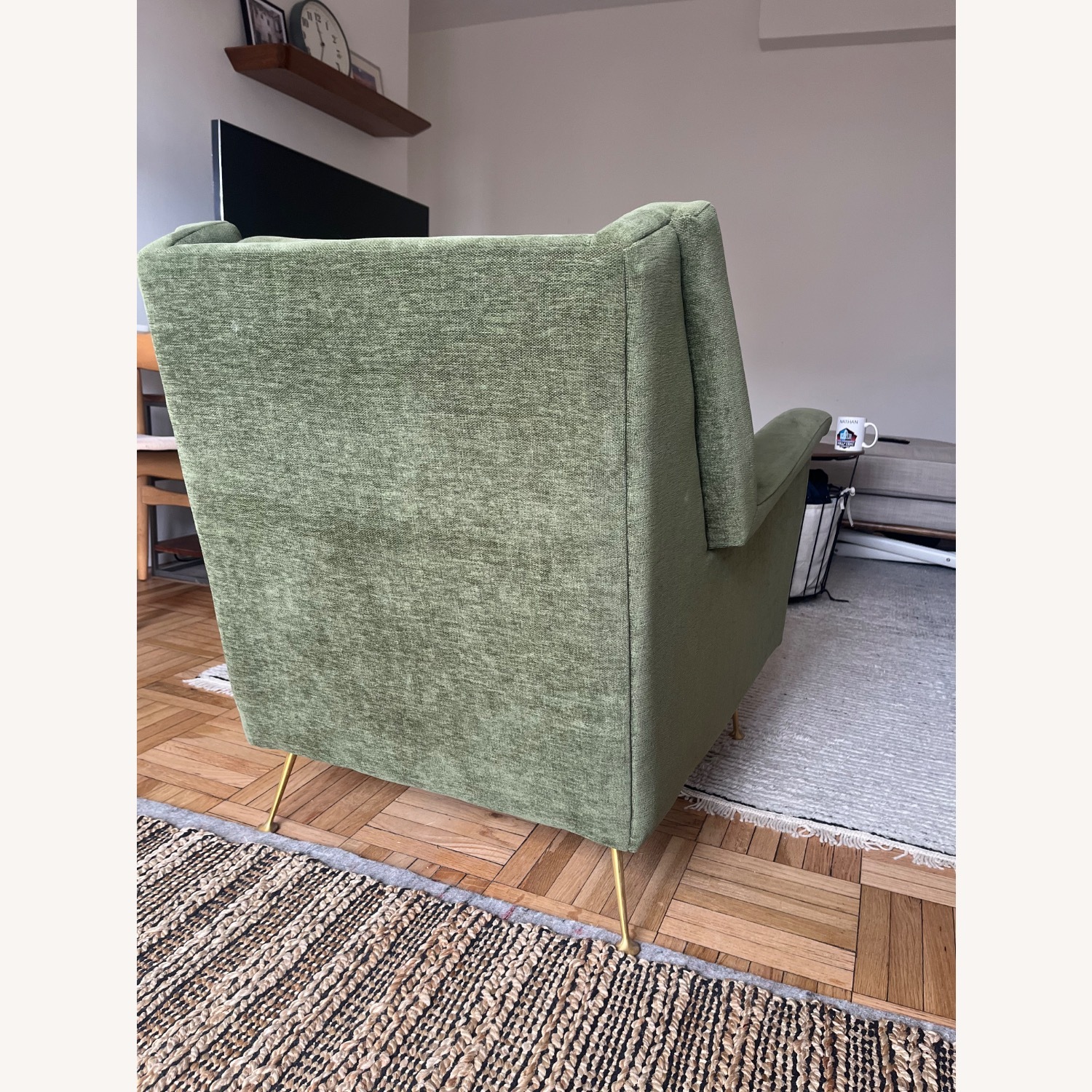 West Elm Carlo Mid-Century Armchair - image-3