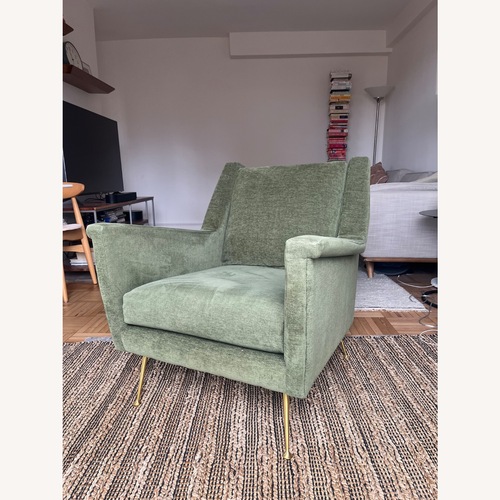 Used West Elm Carlo Mid-Century Armchair for sale on AptDeco