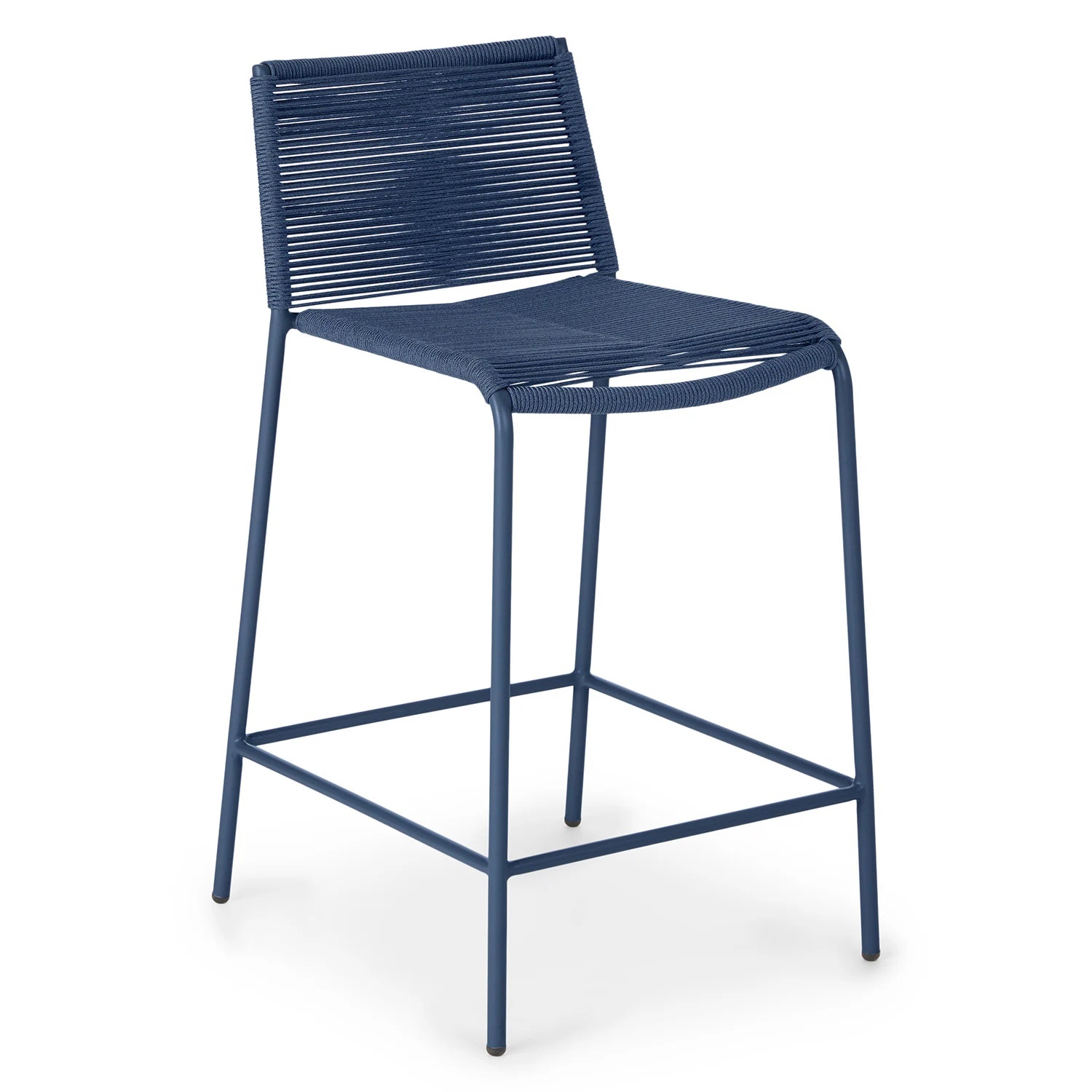 Article Zina Blue Fabric Stool - image-5