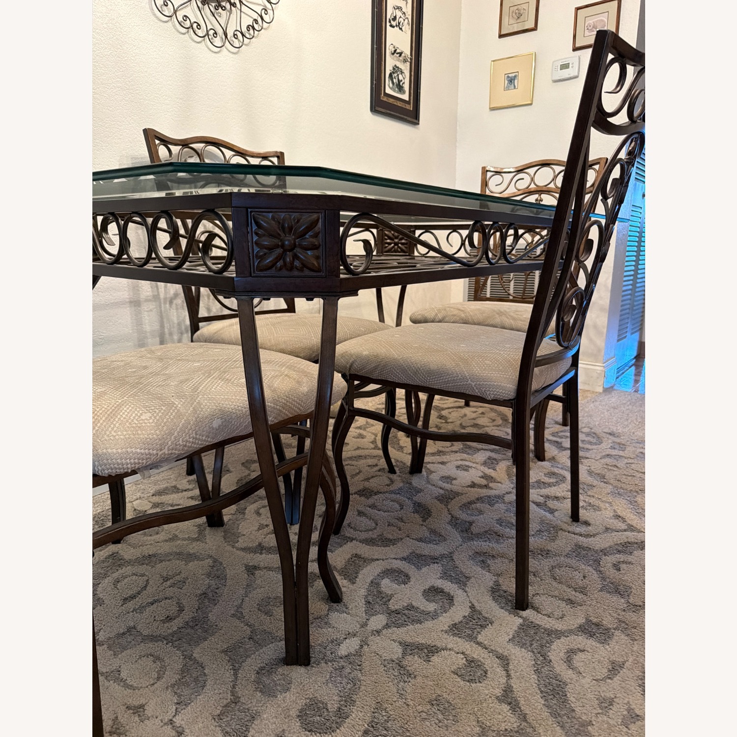 Cramco Wescot Rt Metal Glass Dining Sets - image-3