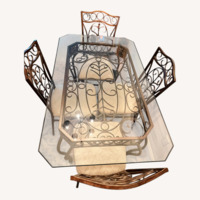 Cramco Wescot Rt Metal Glass Dining Sets