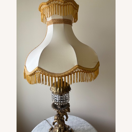 Used Vintage/Antique Gold Brass Table Lamps for sale on AptDeco