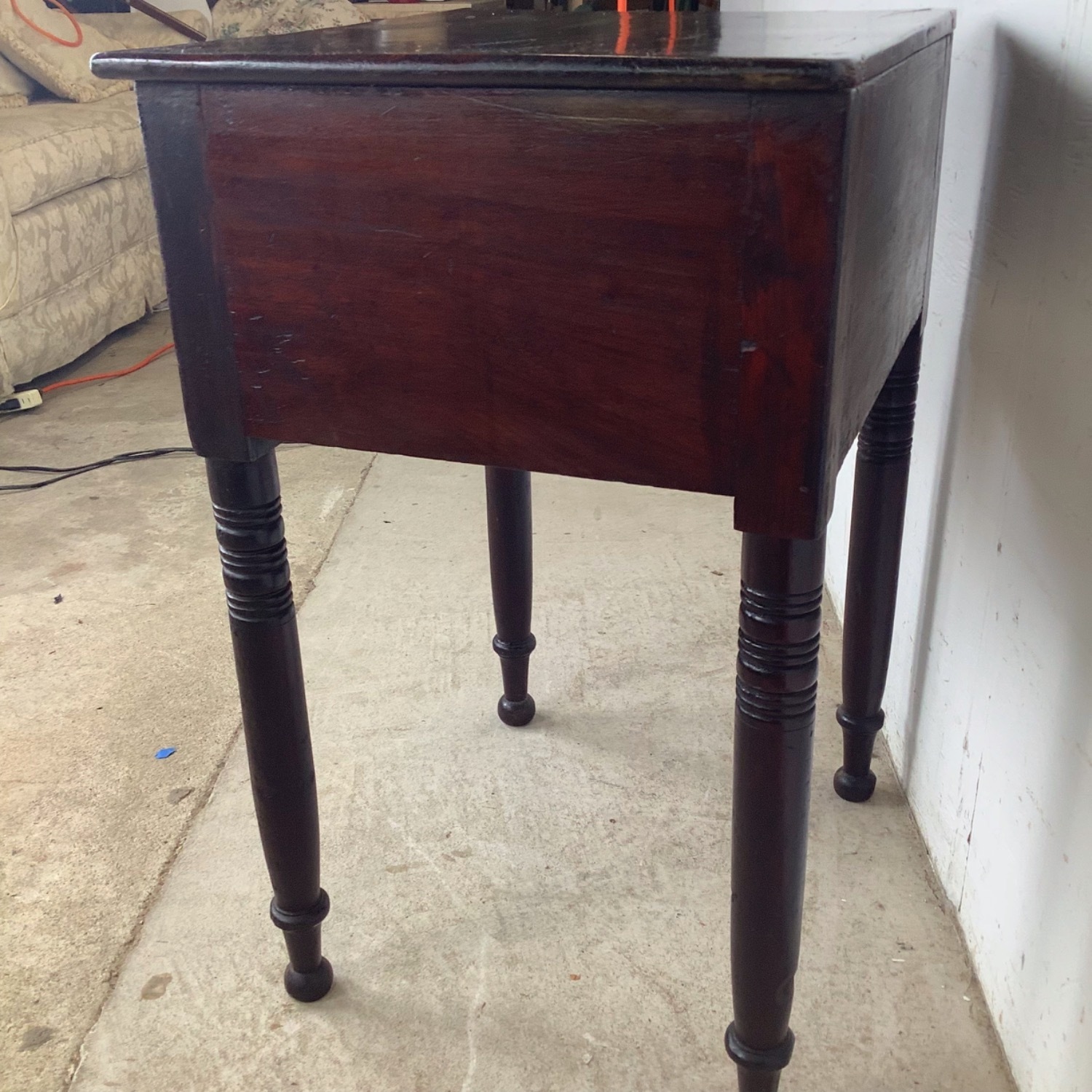Antique American Federal Stand | Two Drawers - image-5