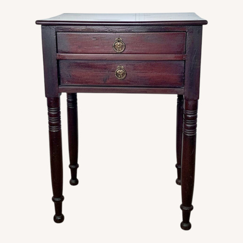 Used Antique American Federal Stand | Two Drawers for sale on AptDeco