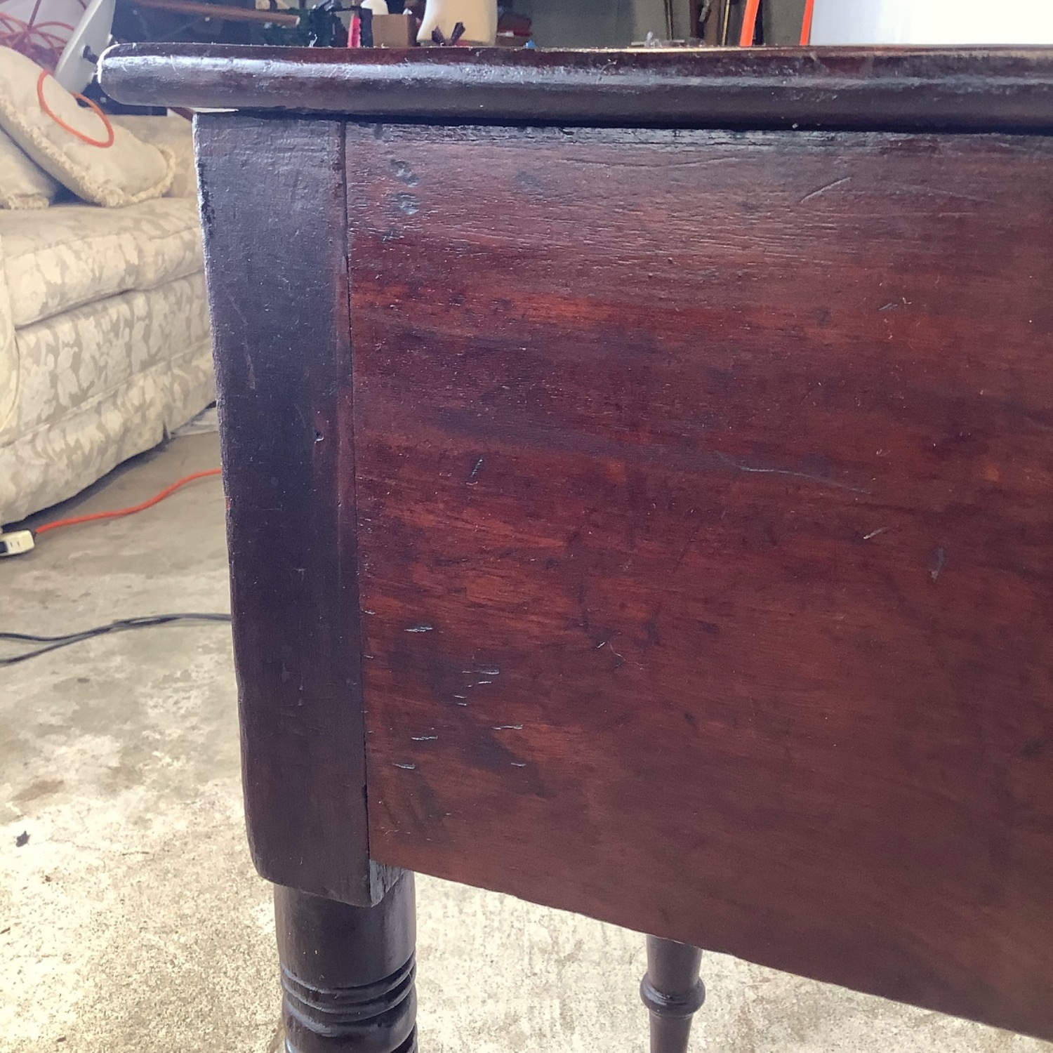 Antique American Federal Stand | Two Drawers - image-7