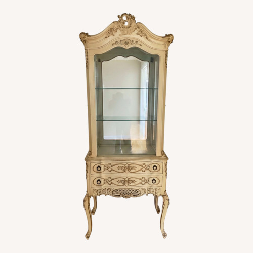 Used Antique Yellow Armoire for sale on AptDeco