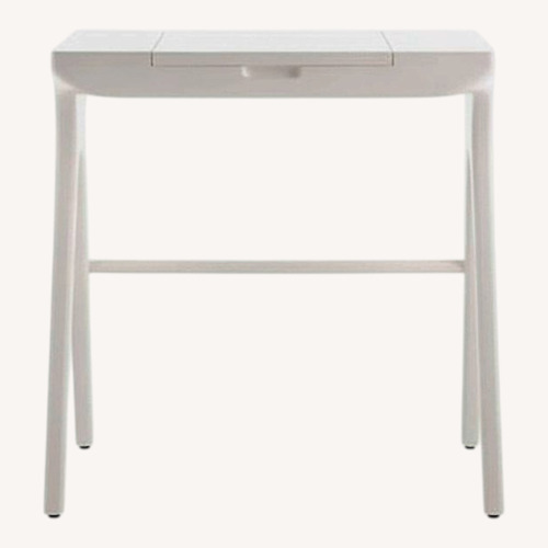 Used Crate & Barrel White Wood Desk for sale on AptDeco