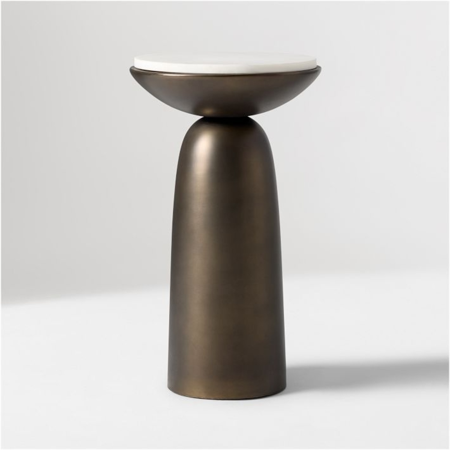 West Elm Olina Marble Side Table - image-6