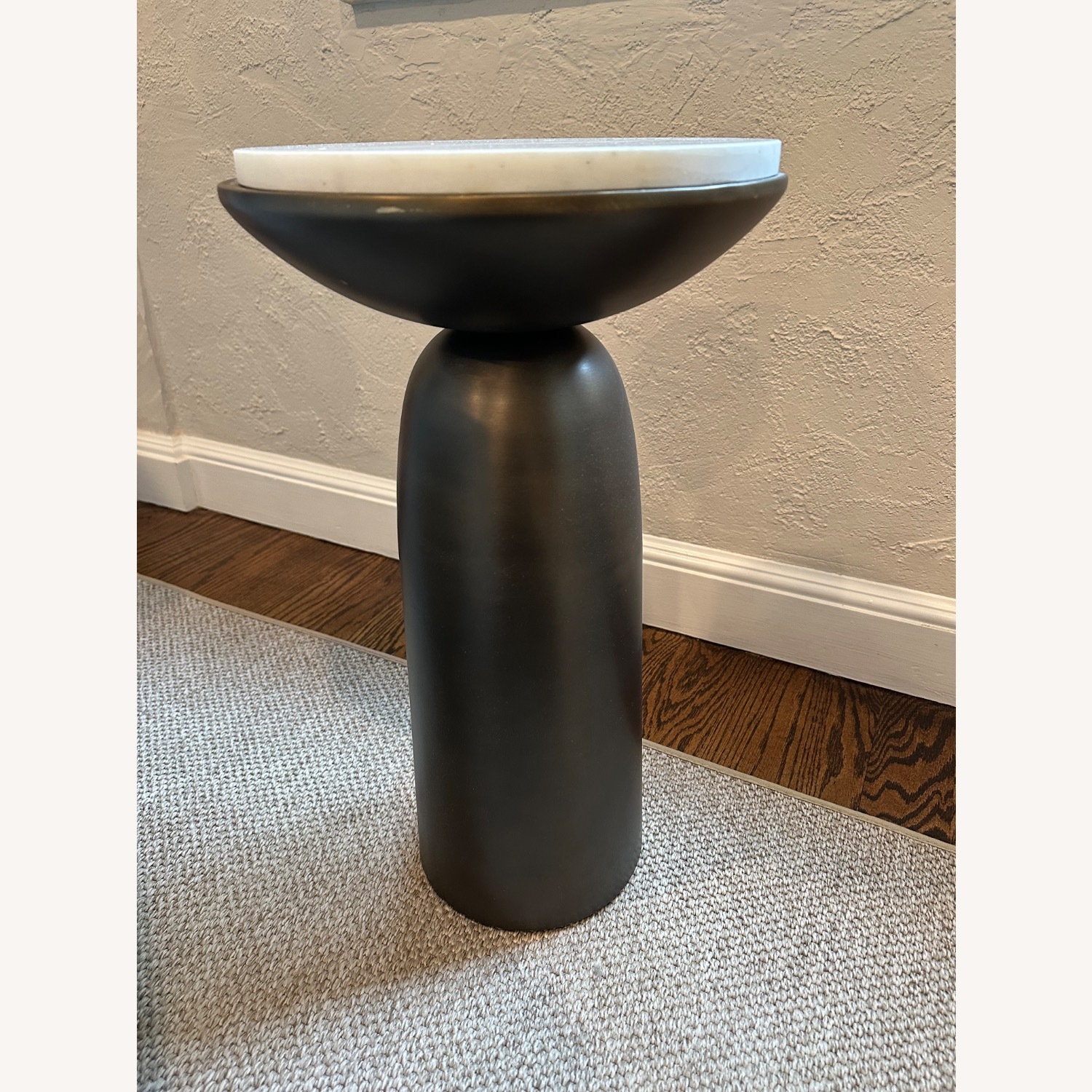 West Elm Olina Marble Side Table - image-1
