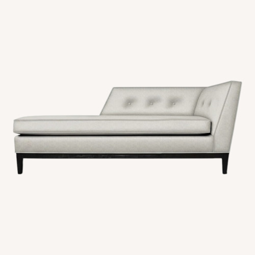 Used Jonathan Adler Danner Natural Fabric Chaise Lounge for sale on AptDeco