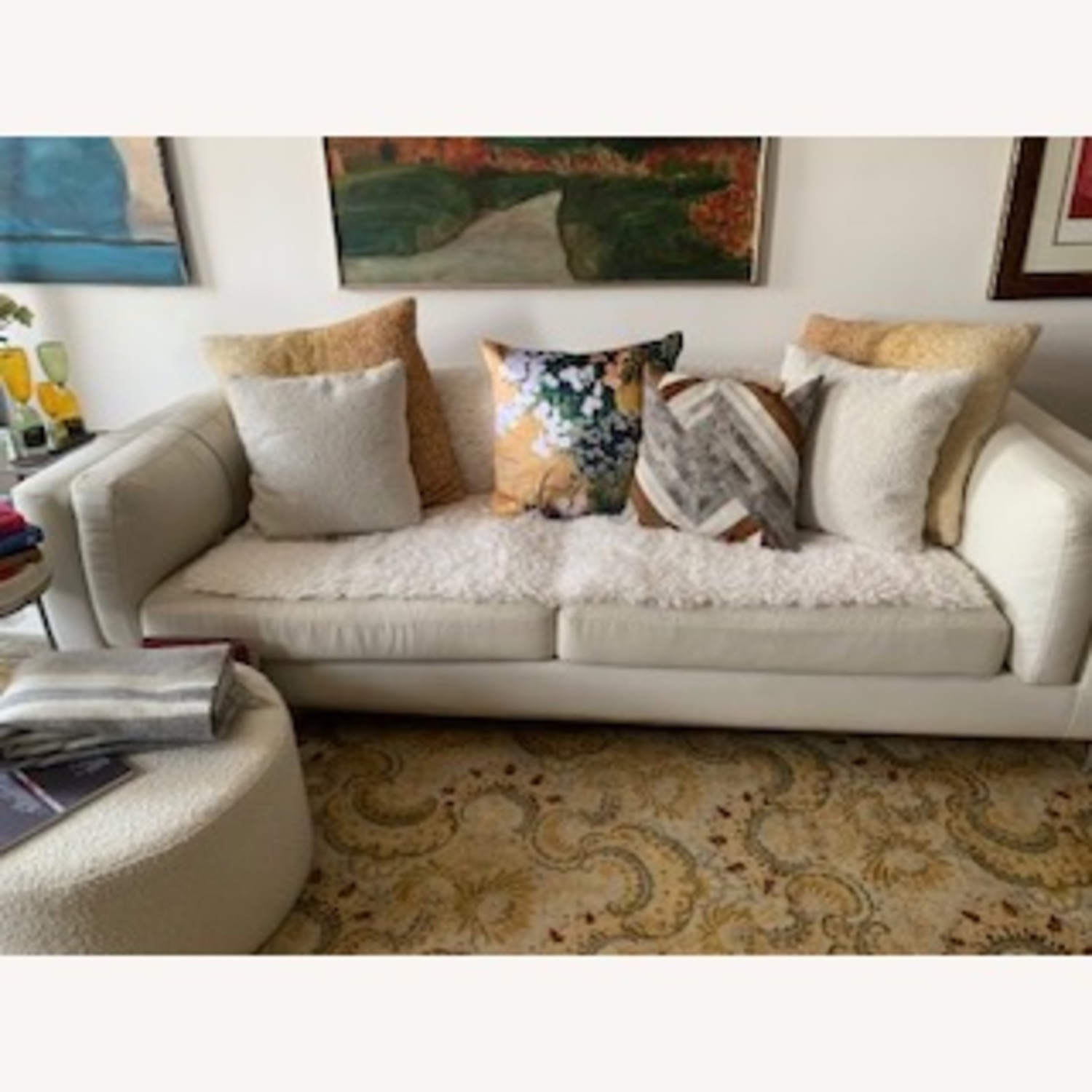 Rove Concepts White 3+ Seater Sofa - image-1