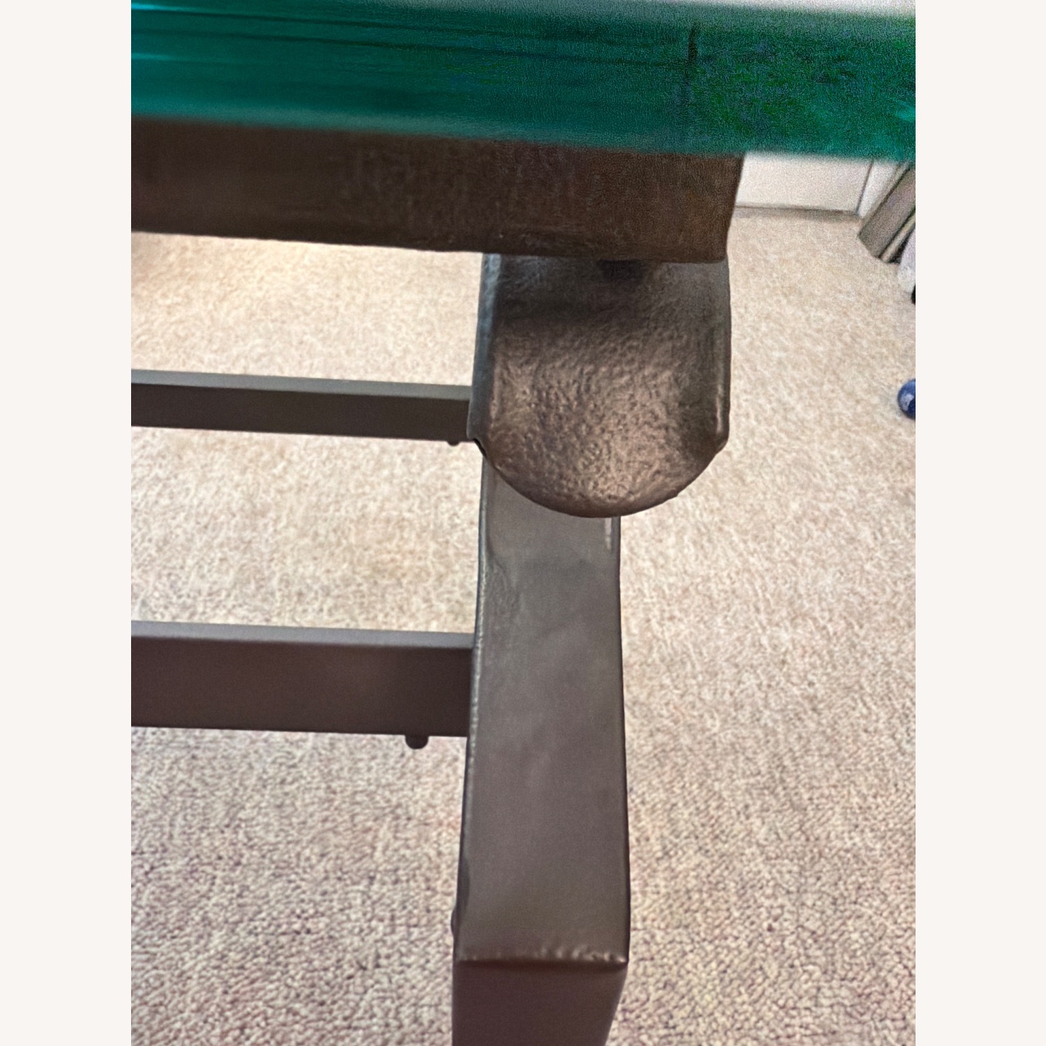 Vintage/Antique Finds Metal/Glass Side Tables - image-4